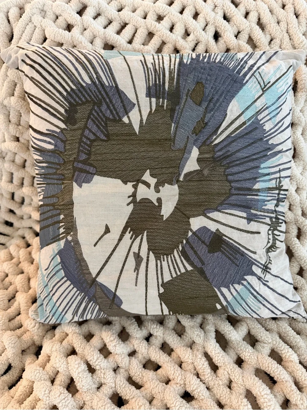Two Decorative Accent Pillow Covers- Crate&Barrel